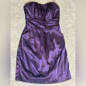 STRAPLESS BRIDESMAID // HOMECOMING DRESS// worn once- LIKE NEW- great condition!